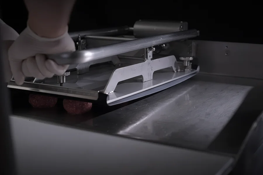 Commercial Clamshell Griddle in a Professional Kitchen