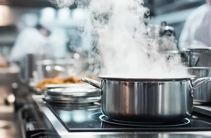 High-performance commercial induction cooker for professional kitchens