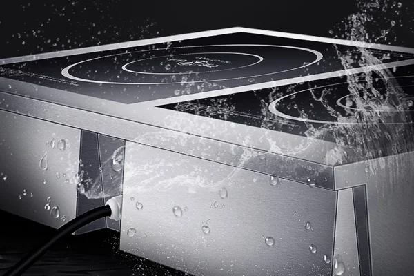 commercial induction range